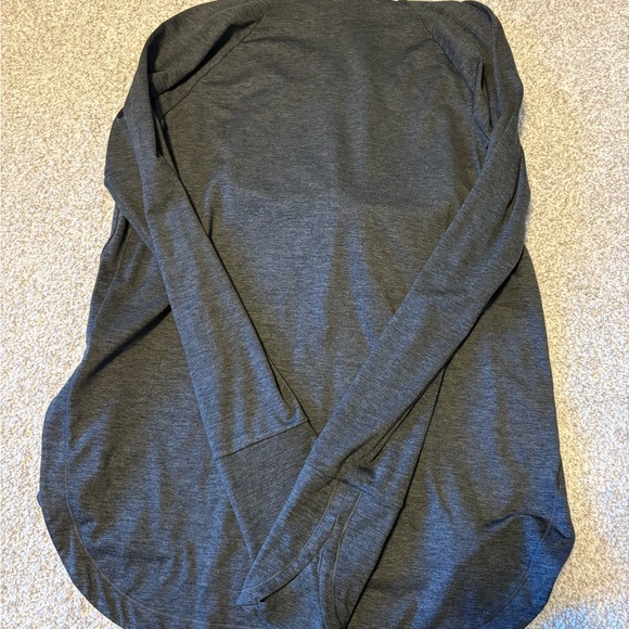 Athleta Uptempo Charcoal Gray Hoodie Size small - Picture 6 of 7